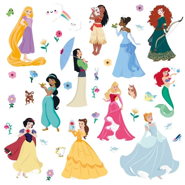 Disney Princess Magical Wall Stickers 4 Disney Princess Magical Wall Stickers - Image 2