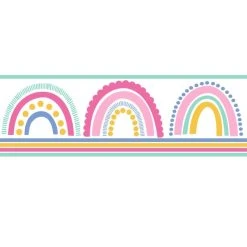 Dunelm Rainbow Wallpaper Border -Furn Shop 30757451 alt02