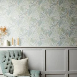 Dunelm Tropical Pastel Grey Wallpaper 10 Dunelm Tropical Pastel Grey Wallpaper -Furn Shop 30759606 alt03