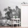 Dunelm Vintage Tropical Black And White Mural -Furn Shop 30764178