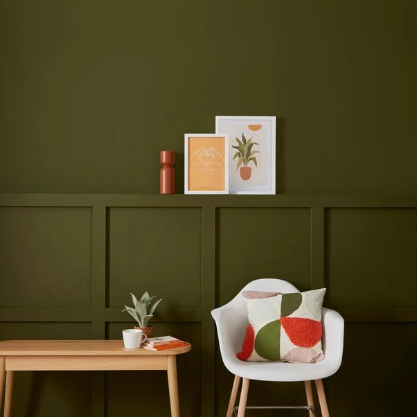 Dunelm Olive Matt Emulsion Paint 3 Dunelm Olive Matt Emulsion Paint