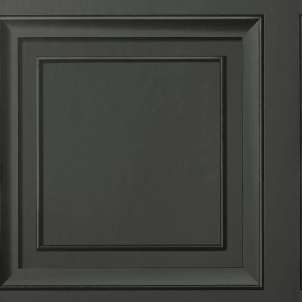 Dunelm Square Panel Black Wallpaper 6 Dunelm Square Panel Black Wallpaper - Image 4