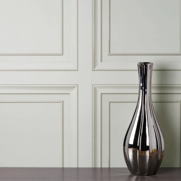 Dunelm Square Panel Grey Wallpaper 4 Dunelm Square Panel Grey Wallpaper - Image 2