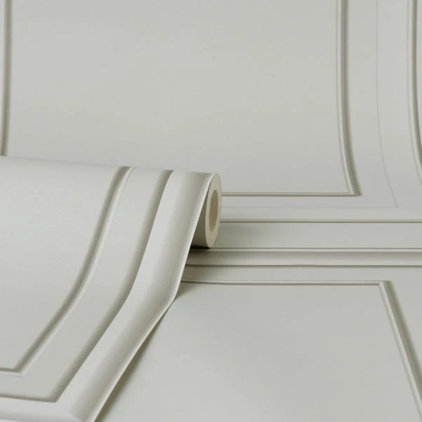 Dunelm Square Panel Grey Wallpaper 5 Dunelm Square Panel Grey Wallpaper - Image 3