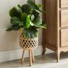 Dunelm Bamboo And Wood Plant Stand -Furn Shop 30769175