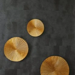 Dunelm Textured Vinyl Square Black Wallpaper -Furn Shop 30770689 alt03