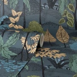 Dunelm Tropical Island Navy Wallpaper 7 Dunelm Tropical Island Navy Wallpaper -Furn Shop 30776354 alt02