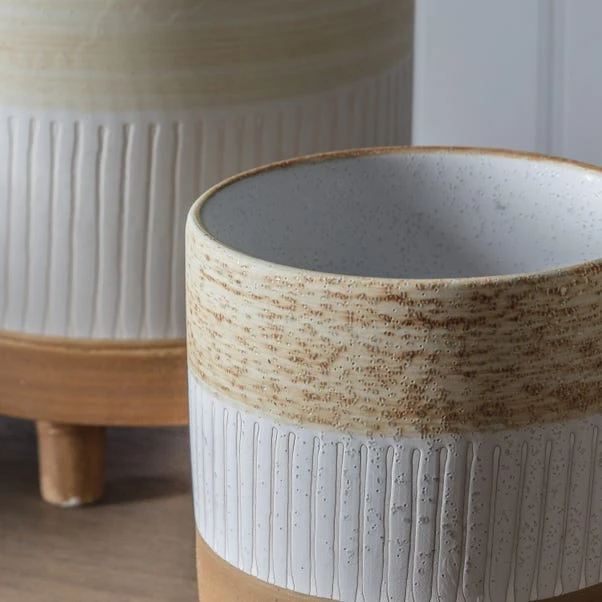 Cedar & Sage Eastling Pot White Natural Small 5 Cedar & Sage Eastling Pot White Natural Small - Image 3