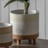 Cedar & Sage Eastling Pot White Natural Large -Furn Shop 30776644