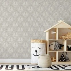 Brewster Rabbits Natural Self Adhesive Wallpaper -Furn Shop 30780883 alt05