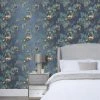 Dunelm Mariba Navy Wallpaper -Furn Shop 30782547