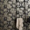 Dunelm Amazonia Gold And Charcoal Wallpaper -Furn Shop 30782878