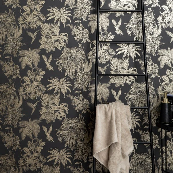 Dunelm Amazonia Gold And Charcoal Wallpaper 3 Dunelm Amazonia Gold And Charcoal Wallpaper