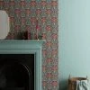 Dunelm Lucetta Peacock Green Wallpaper -Furn Shop 30782880