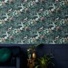 Dunelm Jungle Luxe Navy Wallpaper -Furn Shop 30782881