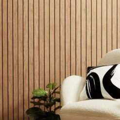 Dunelm Wooden Panel Natural Wallpaper 10 Dunelm Wooden Panel Natural Wallpaper -Furn Shop 30782944 alt03