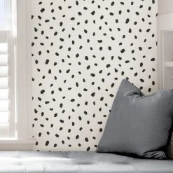 NuWallpaper Nu Wall Self Adhesive Spot Mono Wallpaper -Furn Shop 30782990 alt04