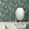 Dunelm Decorative Fish Peacock Wallpaper 1 Dunelm Decorative Fish Peacock Wallpaper -Furn Shop 30783058