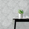 Dunelm Archive Pagoda Grey Wallpaper -Furn Shop 30783060