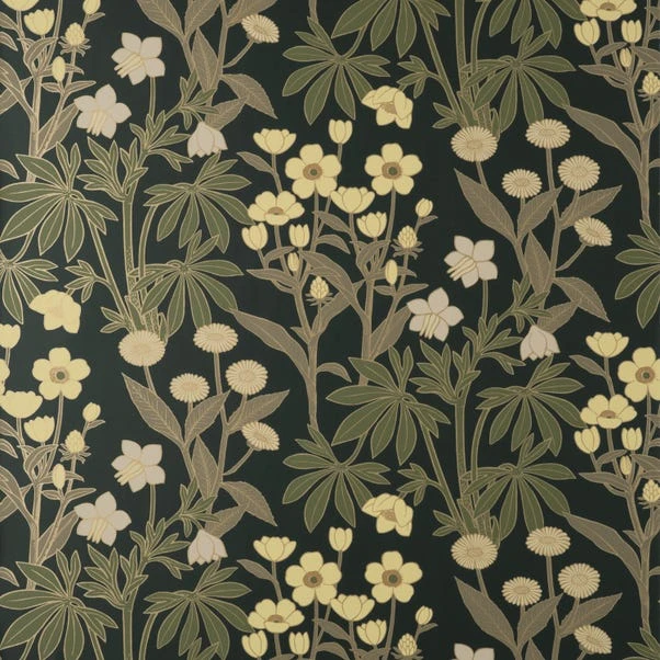 Natural History Museum Meadow Black Wallpaper 4 Natural History Museum Meadow Black Wallpaper - Image 2