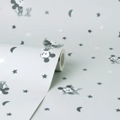 Disney Mickey Mouse Stars And Moon Grey Wallpaper 9 Disney Mickey Mouse Stars And Moon Grey Wallpaper -Furn Shop 30783096 alt02