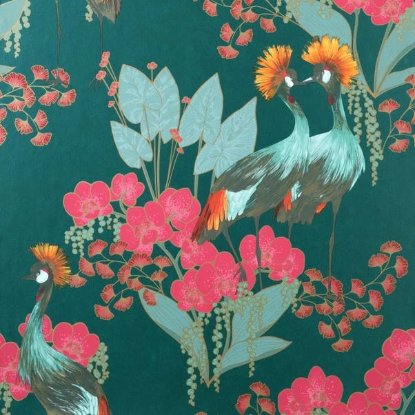 Dunelm Mariba Emerald Wallpaper 5 Dunelm Mariba Emerald Wallpaper - Image 3