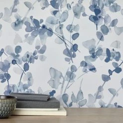 Dunelm Honesty Blue Wallpaper 7 Dunelm Honesty Blue Wallpaper -Furn Shop 30783146 alt02
