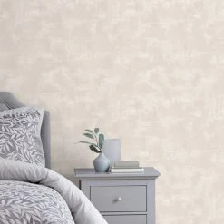 Dunelm Painterly Plain Wallpaper -Furn Shop 30783501 alt02