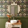Dunelm Havisham Bottle Green Wallpaper -Furn Shop 30783964