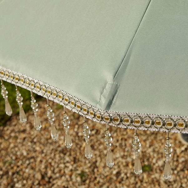 Dunelm Recycled Sage Green Carousel Parasol 2.7m 6 Dunelm Recycled Sage Green Carousel Parasol 2.7m - Image 4