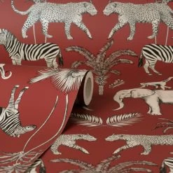 Dunelm Safari Walk Russet Wallpaper 10 Dunelm Safari Walk Russet Wallpaper -Furn Shop 30789468 alt04