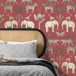 Dunelm Safari Walk Russet Wallpaper 11 Dunelm Safari Walk Russet Wallpaper -Furn Shop 30789468 alt05