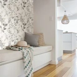 NuWallpaper NU Wall Breezy Grey Self Adhesive Wallpaper -Furn Shop 30789504 alt04