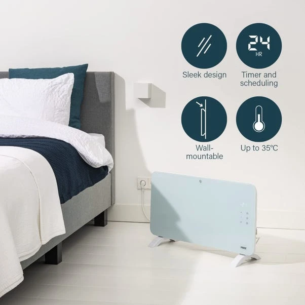 Princess 2000W Smart Glass Panel Heater 6 Princess 2000W Smart Glass Panel Heater - Image 4