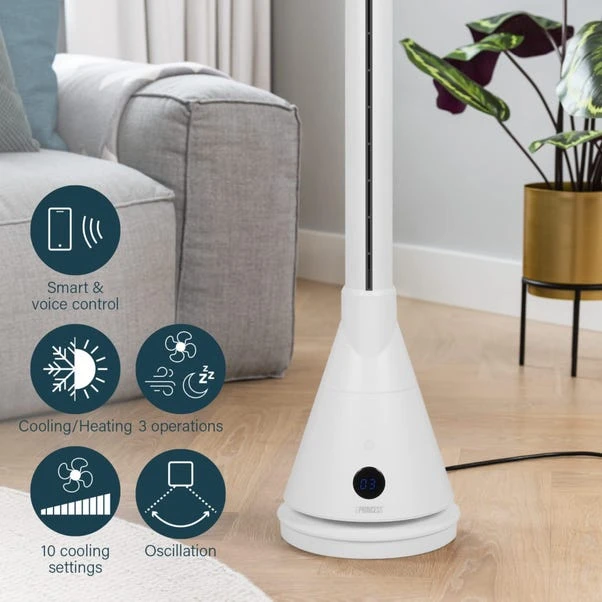 Princess Smart 2 In 1 Heater And Cooler Fan 7 Princess Smart 2 In 1 Heater And Cooler Fan - Image 5