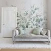 Dunelm Watercolour Leaves Mural 1 Dunelm Watercolour Leaves Mural -Furn Shop 30790388