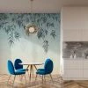 Dunelm Ombre Leaf Mural 1 Dunelm Ombre Leaf Mural -Furn Shop 30790393
