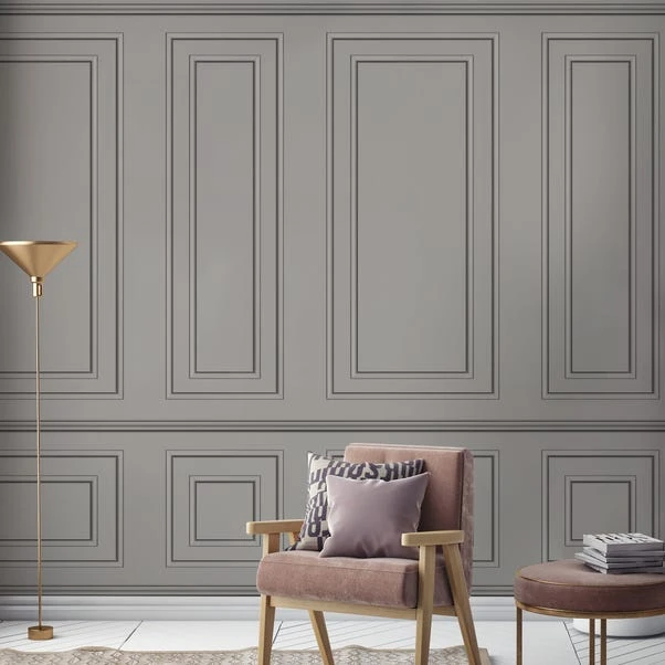 Dunelm Wood Panel Grey Mural 3 Dunelm Wood Panel Grey Mural