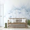 Dunelm Dandelion Mural Blue 2 Dunelm Dandelion Mural Blue -Furn Shop 30790681