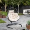 Dunelm Singapore Black Hanging Egg Chair -Furn Shop 30791544