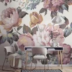 Dunelm Floral Wall Mural -Furn Shop 30792492 alt02