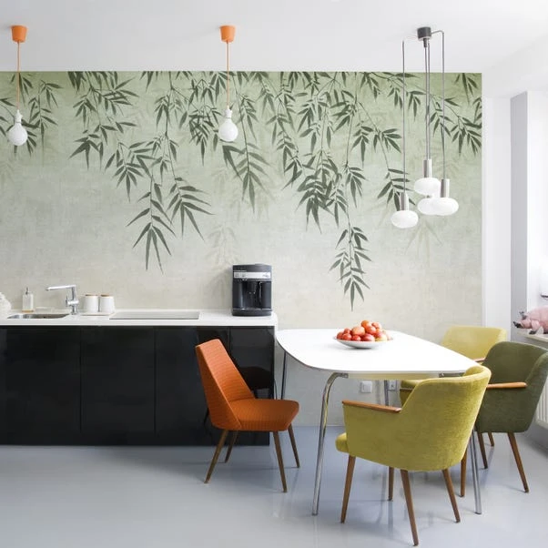 Dunelm Ombre Leaf Mural 3 Dunelm Ombre Leaf Mural