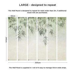 Dunelm Ombre Leaf Mural 10 Dunelm Ombre Leaf Mural -Furn Shop 30792513 alt03