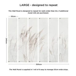 Dunelm Pampas Grass Mural 10 Dunelm Pampas Grass Mural -Furn Shop 30792516 alt03
