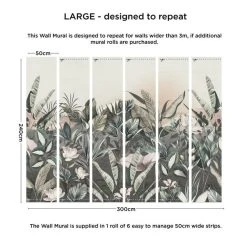Dunelm Vintage Jungle Mural -Furn Shop 30792517 alt03