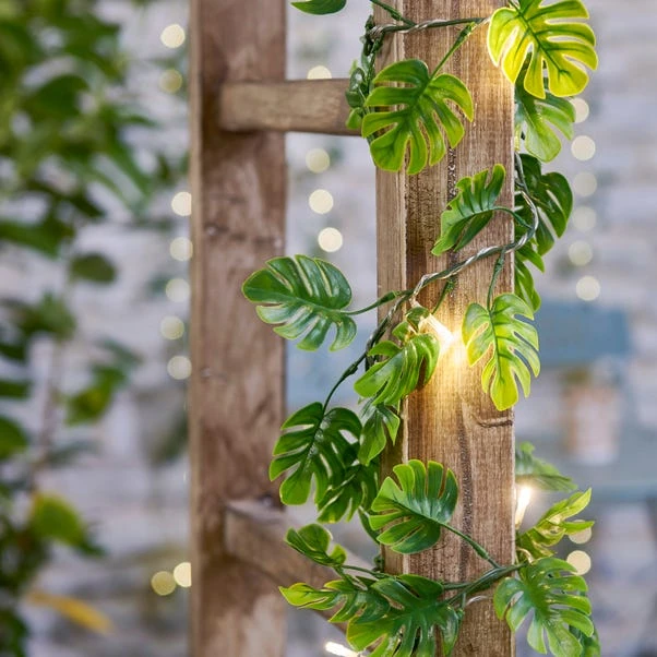 Dunelm Cheese Leaf Garland Lights 3 Dunelm Cheese Leaf Garland Lights