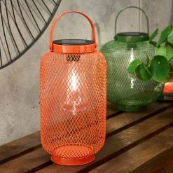 Elements Mesh Solar Lantern Tigerlily -Furn Shop 30792770 alt01