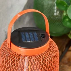 Elements Mesh Solar Lantern Tigerlily -Furn Shop 30792770 alt02