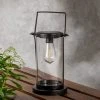 Dunelm Smart Industrial Silver Solar Lantern -Furn Shop 30792777