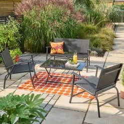 Dunelm Helsinki Folding Conversation Set